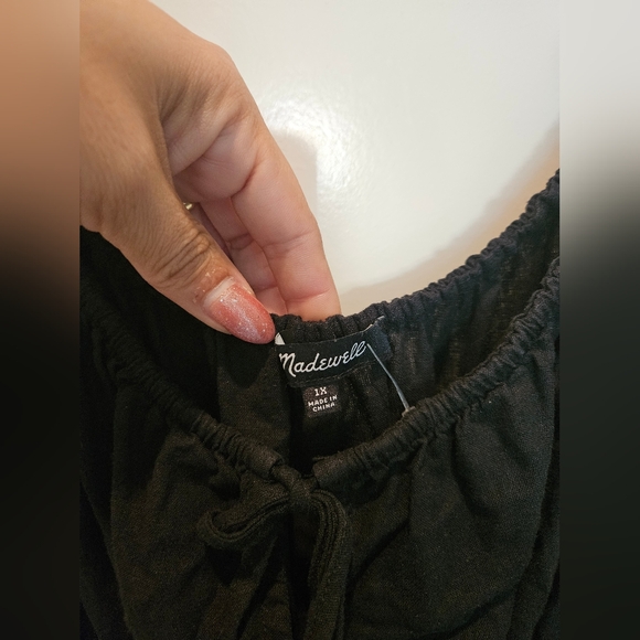 Madewell Linen Blend Sophia Cami Midi Dress - Picture 7 of 8